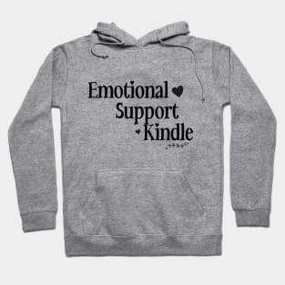 Emotional Support Kindle Sticker Hoodie